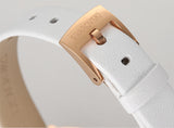 Swarovski Crystalline Pure White Dial White Leather Strap Watch for Women - 5376083 Authentic Buy Shop Now