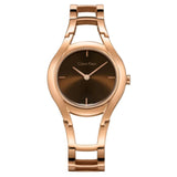 Calvin Klein Class Brown Dial Rose Gold Steel Strap Watch for Women - K6R2362K Authentic Buy Shop Now
