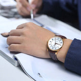 Mido Baroncelli III Automatic Silver Dial Brown Leather Strap Watch For Women - M7600.2.21.8 Authentic Buy Shop Now