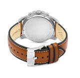 Fossil Grant Chronograph Blue Dial Brown Leather Strap Watch for Men - FS5210 Authentic Buy Shop Now