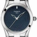 Tissot T Wave Donna Blue Dial Silver Steel Strap Watch For Women - T112.210.11.041.00 Authentic Buy Shop Now