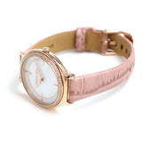 Michael Kors Cinthia Mother of Pearl Dial Pink Leather Strap Watch for Women - MK2663 Authentic Buy Shop Now