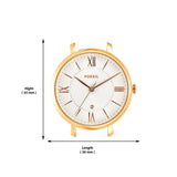 Fossil Jacqueline Mother of Pearl White Dial Gold Mesh Strap Watch for Women - ES4352 Authentic Buy Shop Now