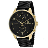 Tommy Hilfiger Chase Quartz Black Dial Black Mesh Bracelet Watch for Men - 1791580 Authentic Buy Shop Now