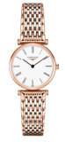 Longines La Grande Classique De Longines White Dial Two Tone Mesh Bracelet Watch for Women - L4.209.1.91.7 Authentic Buy Shop Now