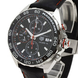 Tag Heuer Formula 1 Mario Kart Chronograph Black Dial Black Leather Strap Watch for Men - CAZ201E.FC6517 Authentic Buy Shop Now