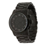 Michael Kors Runway Chronograph Black Dial Black Steel Strap Watch for Men - MK8157 Authentic Buy Shop Now