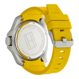 Tommy Hilfiger Windsurf White Dial Yellow Rubber Strap Watch for Men - 1791115 Authentic Buy Shop Now