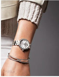 Swarovski Daytime Crystal Silver Dial Silver Steel Strap Watch for Women - 5095600 Authentic Buy Shop Now
