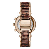 Michael Kors Parker Chronograph Rose Gold Dial Two Tone Steel Strap Watch For Women - MK6832 Authentic Buy Shop Now