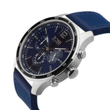 Hugo Boss Professional Chronograph Blue Dial Blue Silicone Strap Watch for Men - 1513526 Authentic Buy Shop Now