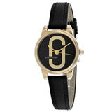 Marc Jacobs Corie Black Dial Black Leather Strap Watch for Women - MJ1580 Authentic Buy Shop Now