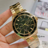 Guess BFF Multifunction Black Dial Gold Steel Strap Watch for Women - W0231L3 Authentic Buy Shop Now