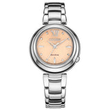 Citizen Eco Drive Mother of Pearl Dial Silver Steel Strap Watch For Women - EM0331-52W Authentic Buy Shop Now