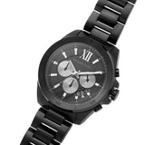 Michael Kors Brecken Chronograph Black Dial Black Steel Strap Watch For Men - MK8858 Authentic Buy Shop Now