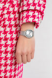 Guess Tapestry Diamonds Silver Dial Silver Mesh Bracelet Watch for Women - GW0354L1 Authentic Buy Shop Now