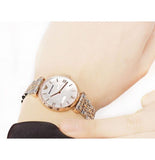 Emporio Armani T Bar Gianni Classic Mother Of Pearl Dial Two Tone Steel Strap Watch For Women - AR1683 Authentic Buy Shop Now