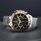 Maserati Traguardo Chronograph Limited Edition Black Dial Silver Steel Strap Watch For Men - R8873612047 Authentic Buy Shop Now