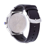 Versace V-Circle Black Manifesto Courage Quartz Silver Dial Black Leather Strap Watch for Men - VBQ080017 Authentic Buy Shop Now