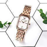 Emporio Armani Giola White Mother of Pearl Dial Rose Gold Steel Strap Watch For Women - AR11147 Authentic Buy Shop Now