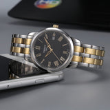 Tissot T Classic Dream Black Dial Two Tone Steel Strap Watch for Men - T033.410.22.053.01 Authentic Buy Shop Now