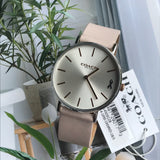 Coach Perry White Dial Pink Leather Strap Watch for Women - 14503128 Authentic Buy Shop Now