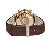 Emporio Armani Classic Chronograph Brown Dial Brown Leather Strap Watch For Men - AR0387 Authentic Buy Shop Now