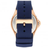 Guess Overdrive White Dial Blue Rubber Strap Watch for Women - W0149L5 Authentic Buy Shop Now