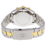 Tissot T Sport PR 100 Chronograph White Dial Two Tone Steel Strap Watch For Men - T101.417.22.031.00 Authentic Buy Shop Now