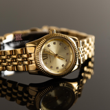 Michael Kors Lexington Analog Gold Dial Gold Steel Strap Watch for Women - MK4741 Authentic Buy Shop Now