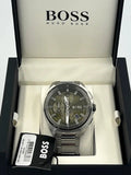Hugo Boss Volane Grey Dial Silver Steel Strap Watch for Men - 1513951 Authentic Buy Shop Now