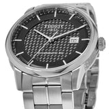 Tissot Luxury Powermatic 80 Black Dial Silver Steel Strap Watch for Men - T086.407.11.201.02 Authentic Buy Shop Now