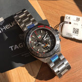 Tag Heuer Formula 1 Chronograph Indy 500 Special Edition Grey Dial Silver Steel Strap Watch for Men - CAZ1016.EB0058 Authentic Buy Shop Now