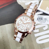 Michael Kors Bradshaw Silver Dial Two Tone Steel Strap Watch for Women - MK5907 Authentic Buy Shop Now