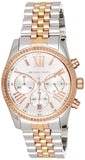 Michael Kors Lexington Chronograph Silver Dial Two Tone Steel Strap Watch for Women - MK5735 Authentic Buy Shop Now
