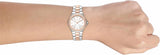 Michael Kors Lennox Three Hand Quartz Silver Dial Two Tone Steel Strap Watch For Women - MK6989 Authentic Buy Shop Now