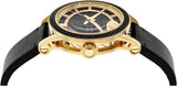 Versace Code Quartz Black Dial Black Leather Strap Watch For Men - VEPO00320 Authentic Buy Shop Now