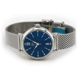 IWC Portofino Automatic Blue Dial Silver Mesh Bracelet Watch for Women - IW357404 Authentic Buy Shop Now