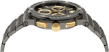 Versace Greca Icon Quartz Black Dial Black Steel Strap Watch For Men - VEZ900521 Authentic Buy Shop Now
