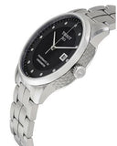 Tissot T Classic Luxury Powermatic 80 Black Dial Silver Steel Strap Watch For Men - T086.408.11.056.00 Authentic Buy Shop Now
