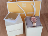 Michael Kors Darci Rose Gold Dial Rose Gold Steel Strap Watch for Women - MK3431 Authentic Buy Shop Now