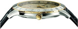 Versace Univers Beige Dial Black Leather Strap Watch for Men - VEBK00218 Authentic Buy Shop Now