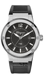 Salvatore Ferragamo F-80 Black Dial Black Rubber Strap Watch For Men - SFHY01322 Authentic Buy Shop Now
