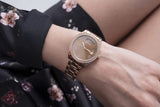 Guess Luna Diamonds Rose Gold Dial Rose Gold Steel Strap Watch for Women - GW0307L3 Authentic Buy Shop Now