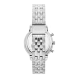 Fossil Neutra Chronograph Silver Dial Silver Steel Strap Watch for Women - ES5217 Authentic Buy Shop Now