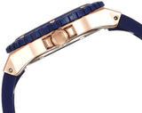 Guess Overdrive White Dial Blue Rubber Strap Watch for Women - W0149L5 Authentic Buy Shop Now