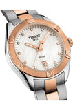 Tissot PR 100 Sport Chic Diamonds Mother of Pearl Dial Two Tone Steel Strap Watch for Women - T101.910.22.116.00 Authentic Buy Shop Now