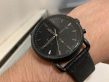Fossil Commuter Black Dial Black Leather Strap Watch for for Men - FS5504 Authentic Buy Shop Now