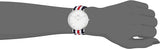 Daniel Wellington Classic Canterbury White Dial Two Tone NATO Strap Watch For Women - DW00100051 Authentic Buy Shop Now