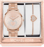 Michael Kors Jaryn Rose Gold Dial Rose Gold Steel Strap Watch for Women - MK3621 Authentic Buy Shop Now